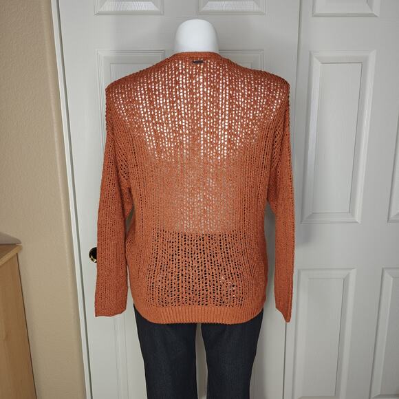 Billabong rust wrap sweater sz L - Picture 5 of 10